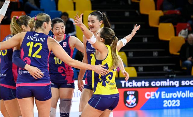 Leyu-朱婷轮休姚迪首发表现出色 斯坎迪奇欧联杯获胜